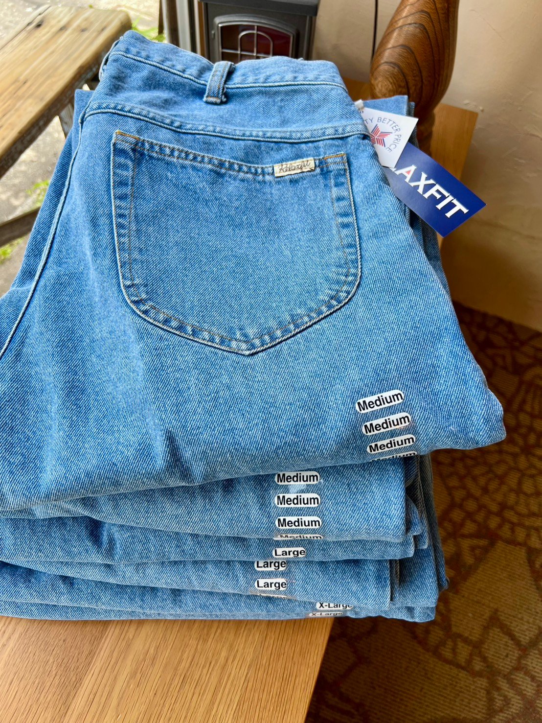 ぽかぽかXS RELAX FIT №50 [ ポケットが使いやすい4ポケットデニムパンツ ぼやぁっ