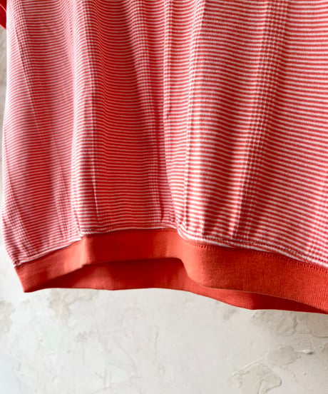 RELAX FIT  №127 [ Miller × Relaxfit  Panel Rib Border tshirt🍊 ]