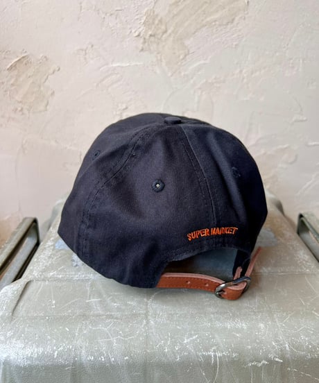 SUPERMARKET  [RALPH blank cap] Black/San Francisco Orange