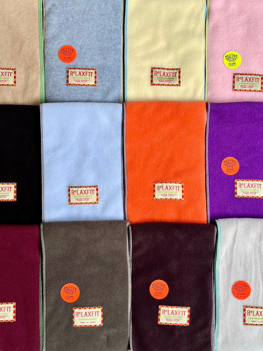 RELAX FIT №84 [ FLEECE Muffler “Minneapolis”