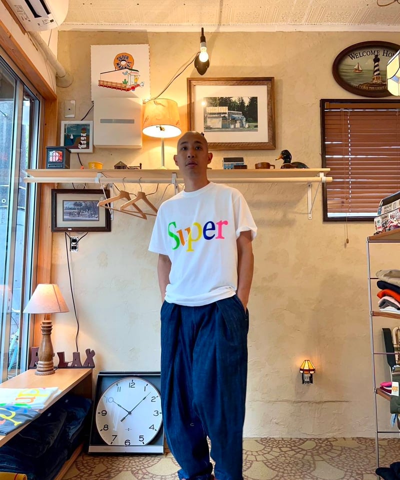 パンツ SUPER MARKET RELAXFIT BEACHSLACKS RELAX FIT [ Beachslacks usedwash ] | superma