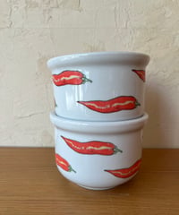 優しいタッチが素敵な🌶️ボウル