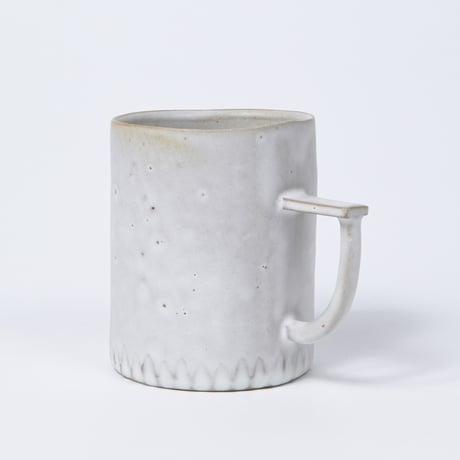 teto ceramic / マグカップ(大) /  白マット (実物写真3-350)