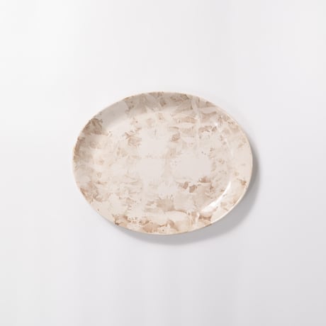 Satoko Sai + Tomoko Kurahara / Garden Oval plate / L (実物写真3-284)
