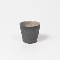 井内 素 / 酒器 / 豆小鉢 / 豆杯 / 黒白 (実物写真3-541)