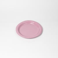 teto ceramic / リムプレート(大) / コーラルピンク (実物写真3-344)