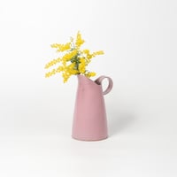 teto ceramic / ピッチャー(中) /花器 / コーラルピンク (実物写真2740)
