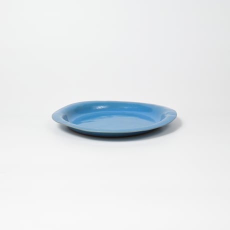 teto ceramic / リムプレート(大) / モロッコブルー (実物写真3-348)