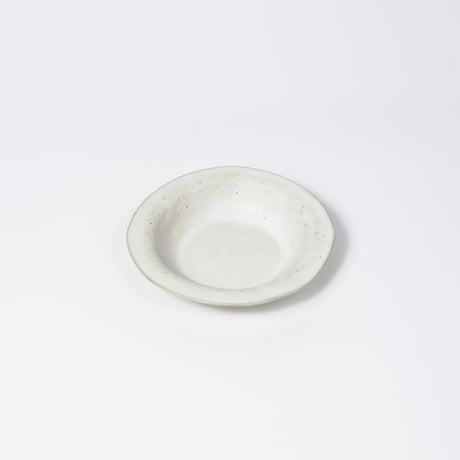 teto ceramic / リムプレート(小) / 白マット (実物写真3-377)
