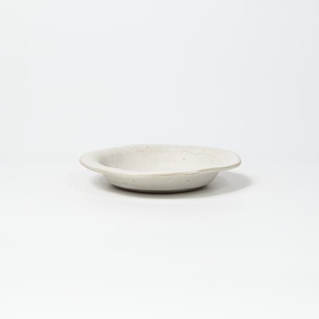 teto ceramic / リムプレート(小) / 白マット (実物写真3-377)