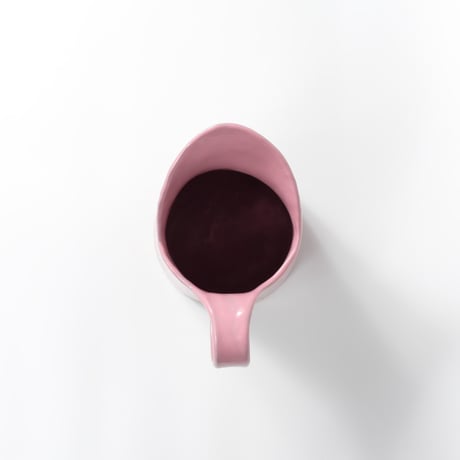 teto ceramic / ピッチャー(大) / 花器 / コーラルピンク (実物写真2726)