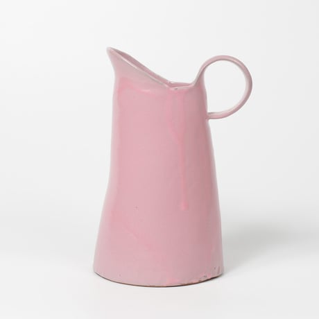 teto ceramic / ピッチャー(中) /花器 / コーラルピンク (実物写真2737)