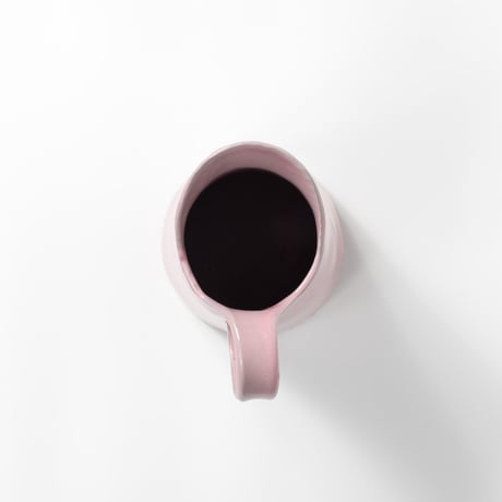 teto ceramic / ピッチャー(中) /花器 / コーラルピンク (実物写真2737)