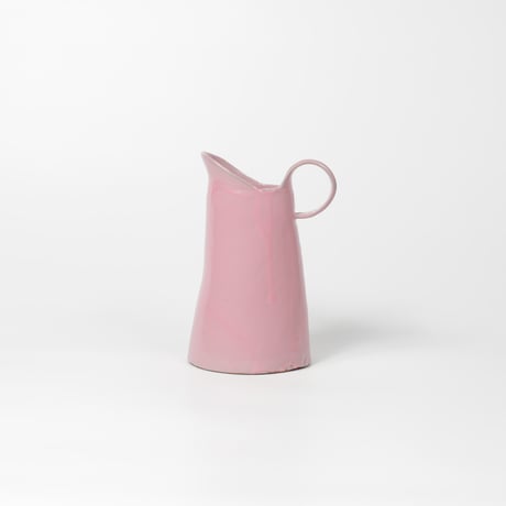 teto ceramic / ピッチャー(中) /花器 / コーラルピンク (実物写真2737)