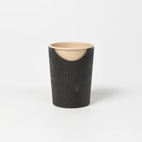 FUQUGI / 木製カップホルダー / 吉野杉 / 7oz / Black (実物写真3-362)