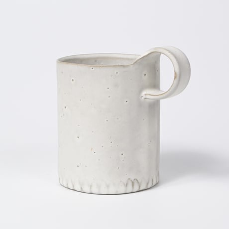 teto ceramic / マグカップ / 白マット (実物写真3-389)
