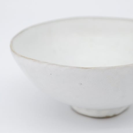 teto ceramic / 飯碗・白マット釉薬 (実物写真1816)
