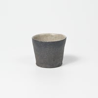 井内 素 / 酒器 / 豆小鉢 / 豆杯 / 黒白 (実物写真3-543)