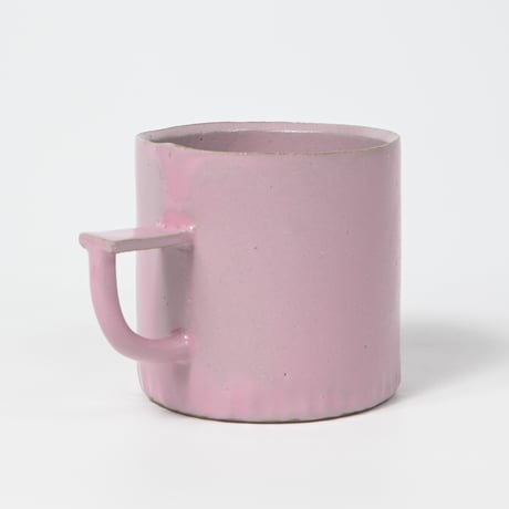 teto ceramic / マグカップ(小) / コーラルピンク (実物写真3-336)