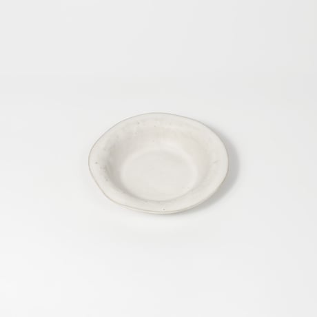 teto ceramic / リムプレート(小) / 白マット (実物写真3-274)