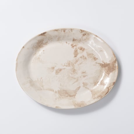 Satoko Sai + Tomoko Kurahara / Garden Oval plate / S (実物写真3-382)