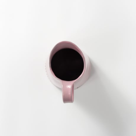 teto ceramic / ピッチャー(中) /花器 / コーラルピンク (実物写真2740)