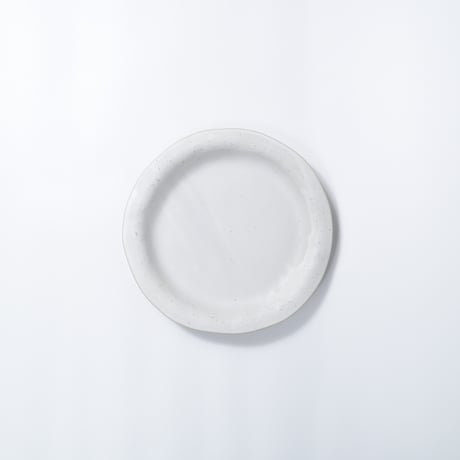 teto ceramic / リムプレート(大) / 白マット (実物写真3-345)