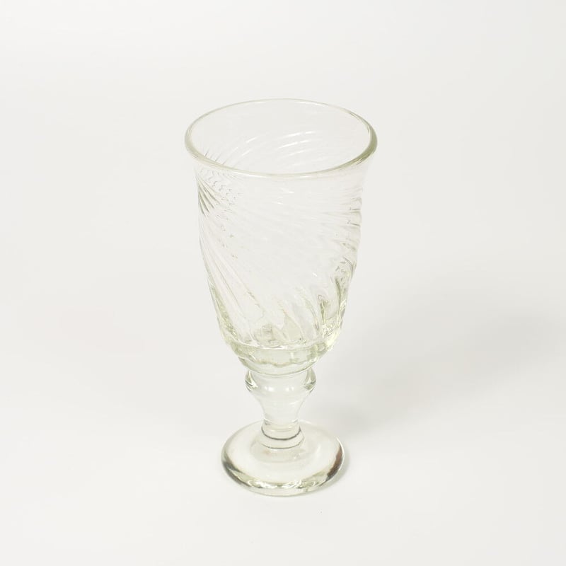 森永 豊 /ツイストモールド菱玉脚ワイングラス (実物写真2126