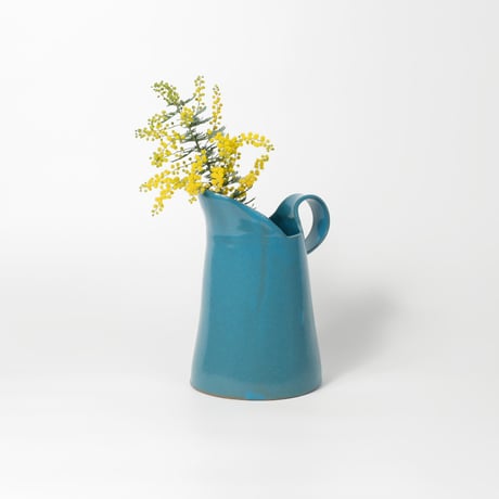 teto ceramic / ピッチャー(大) / 花器 / モロッコブルー (実物写真2736)