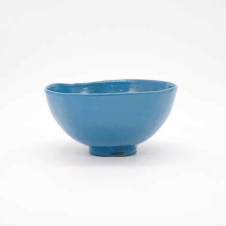 teto ceramic / 碗・大・モロッコブルー釉薬 (実物写真1503)