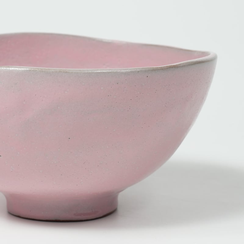 teto ceramic / ボウル・小どんぶり・コーラルピンク (実物写真