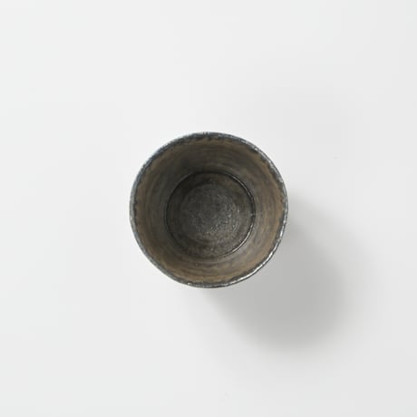 井内 素 / 酒器 / 豆小鉢 / 豆杯 / 黒灰 (実物写真3-539)