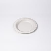 teto ceramic / リムプレート (中) / 白マット (実物写真3-364)