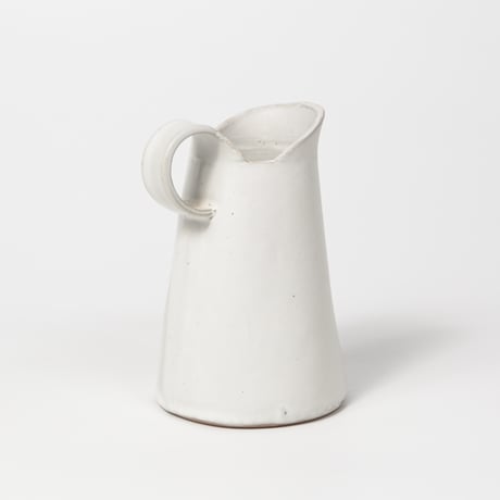 teto ceramic / ピッチャー(小) / 花器 / 白マット (実物写真3-331)