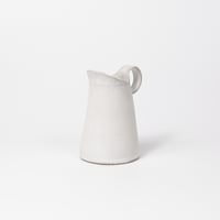 teto ceramic / ピッチャー(小) / 花器 / 白マット (実物写真3-479)