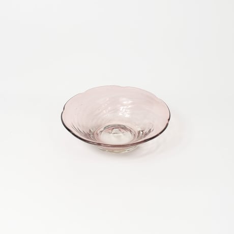 平岩愛子 / 花形小皿 / 紫 (実物写真2729)
