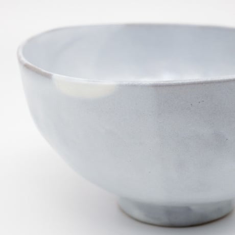 teto ceramic / 碗・大・白透明釉 (実物写真1656)