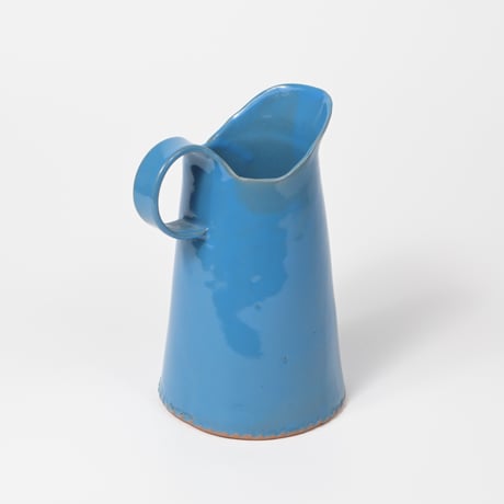 teto ceramic / ピッチャー(中) / 花器 / モロッコブルー (実物写真3-411)