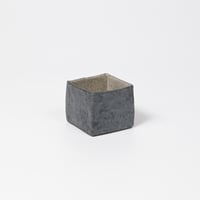 井内 素 / 小鉢 / CUBE / 黒白 (実物写真3-515)