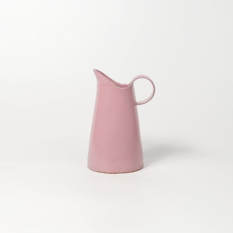 teto ceramic / ピッチャー(中) /花器 / コーラルピンク (実物写真2740)
