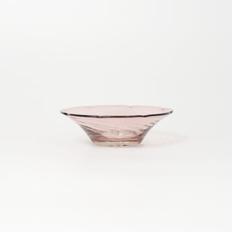 平岩愛子 / 花形小皿 / 紫 (実物写真2808)