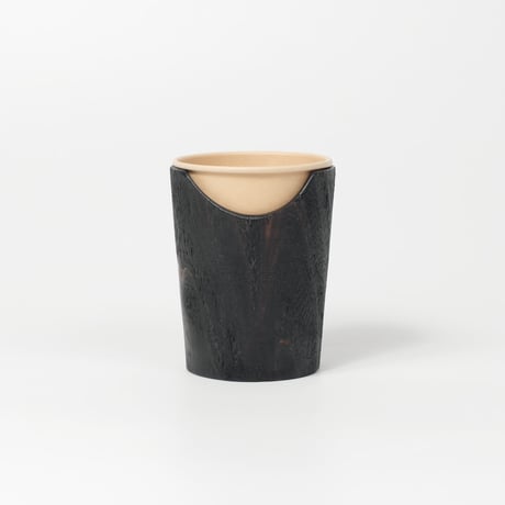 FUQUGI / 木製カップホルダー / 7oz / Black (実物写真2537)