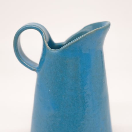 teto ceramic /  ピッチャー・小・モロッコブルー釉薬(実物写真1438)