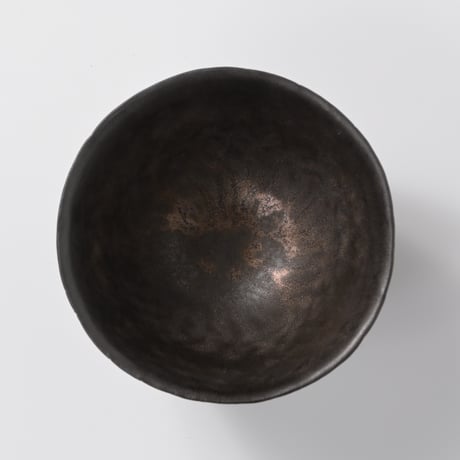 鈴木 進 / ボウル / 金彩釉 / 線紋 (実物写真3-491)