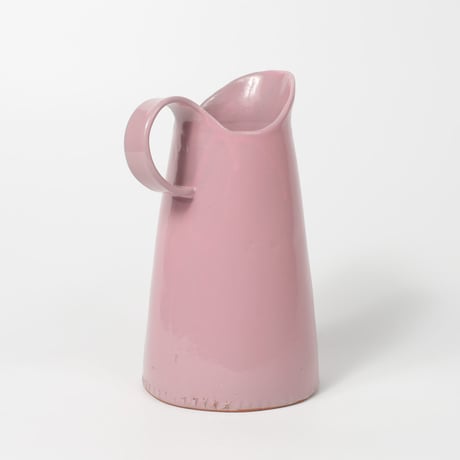 teto ceramic / ピッチャー(中) /花器 / コーラルピンク (実物写真2740)