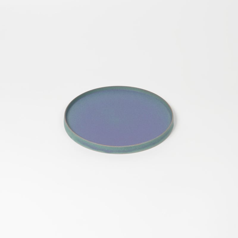 岩佐昌昭 / プレート / 5寸 / 銅鑼鉢 / 緑釉 (実物写真2517) | Mono.