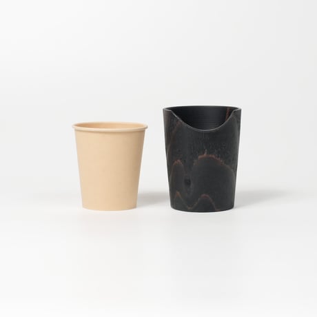 FUQUGI / 木製カップホルダー / 7oz / Black (実物写真2536)