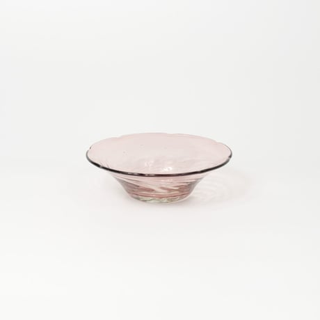 平岩愛子 / 花形小皿 / 紫 (実物写真2808)