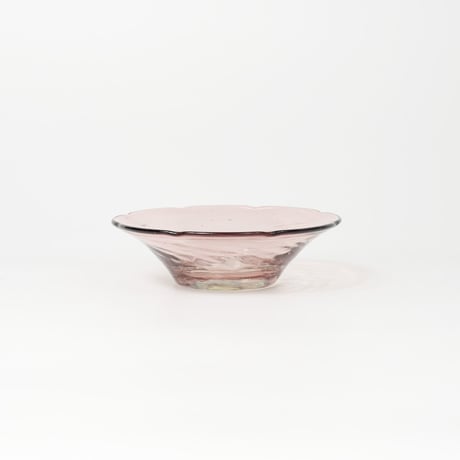 平岩愛子 / 花形小皿 / 紫 (実物写真2729)