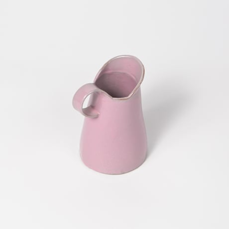teto ceramic / ピッチャー(小) / 花器 / コーラルピンク (実物写真3-332)